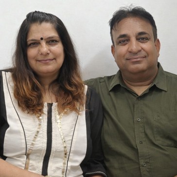 Mrs. Renu Sharma and Mr. Aman Kumar, Delhi Premium School Amritsar partners